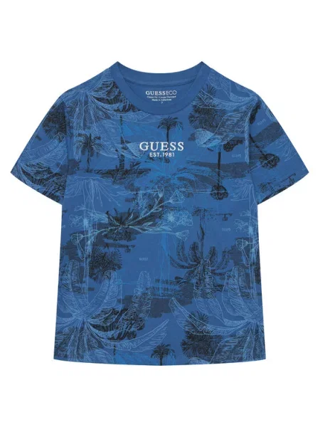 Guess T-Shirt niebieski