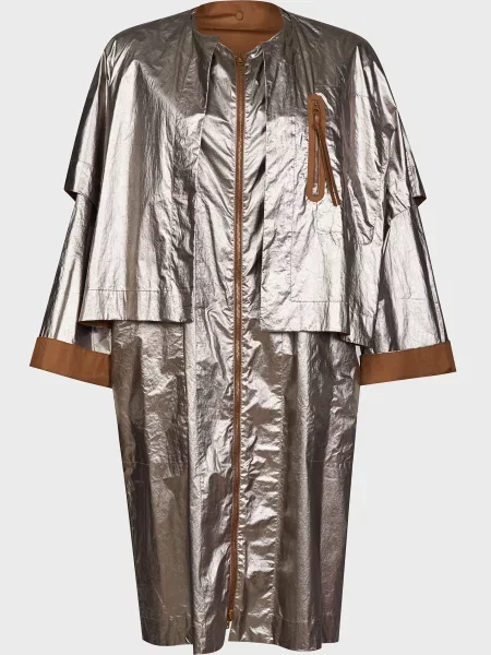 Тренч Agnona срібний