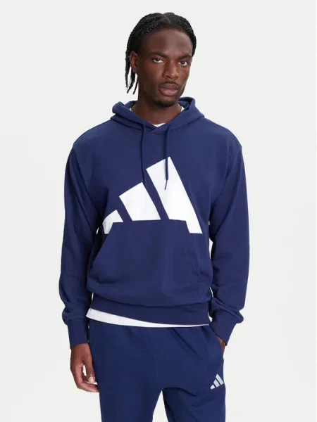 Adidas Суитшърт Essentials Big Logo тъмносин