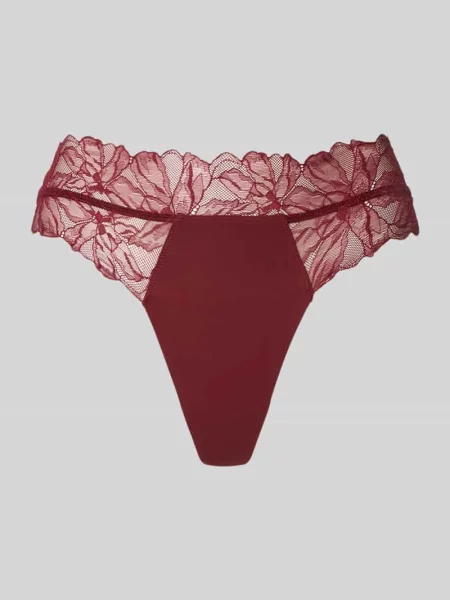 Stringi o kroju slim fit z obszyciem koronką Calvin Klein Underwear