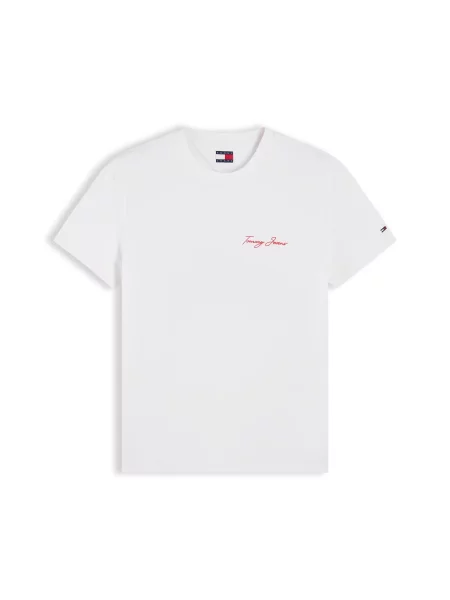 Tommy Jeans Tricou DNA roșu alb