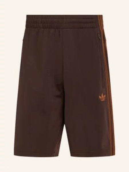Adidas Originals Šortky Firebird tmavě / koňaková hnědá