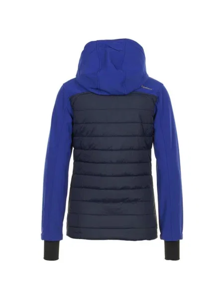 Geacă Peak Mountain softshell albastru