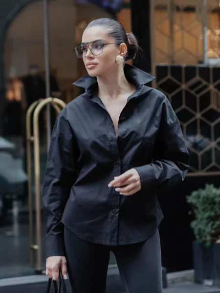 Блуза Jadone Fashion Sorochka_Emi_chor чорний