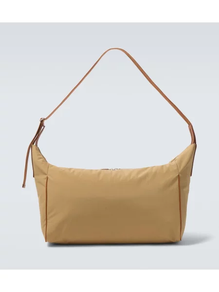 Geantă crossbody The Row din piele bej