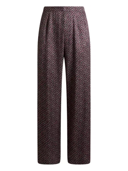 Pantaloni Etro cu model paisley albastru