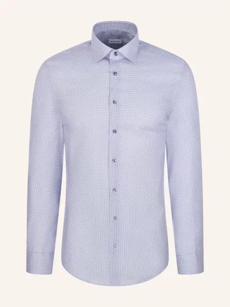 Seidensticker Koszula Biznesowa O Kroju Slim Fit blau niebieska