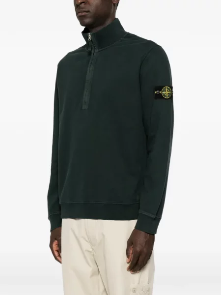 Pulover Stone Island cu strasuri verde