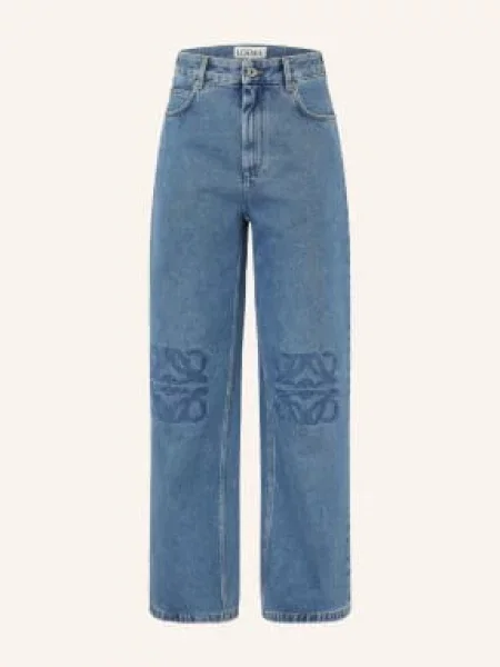 Loewe Dżinsy Typu Boyfriend blau niebieskie
