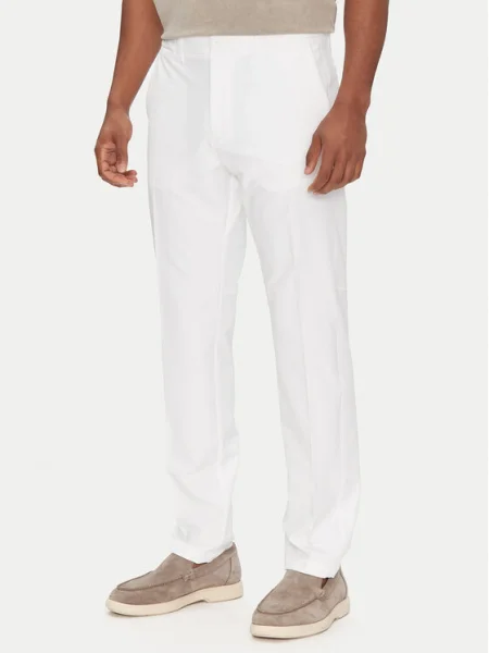BOSS Pantaloni din T_Commuter-Slim alb