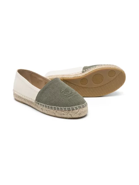 Espadryle dziecięce Etro zielone