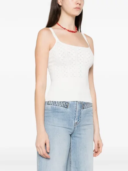 Top Jw Anderson tricotate alb