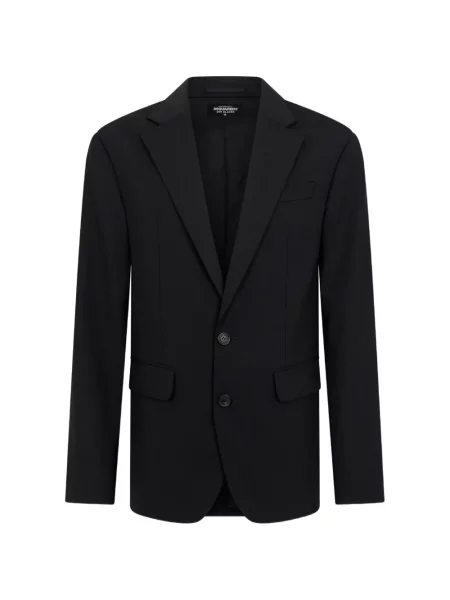 Geacă Dsquared2 de lână negru