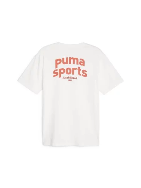 Koszulka sportowa Puma Team Graphic Tee biała