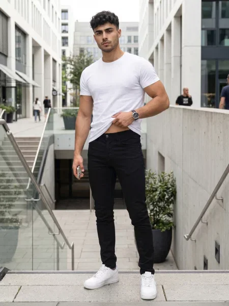 Pantaloni Dstreet negru