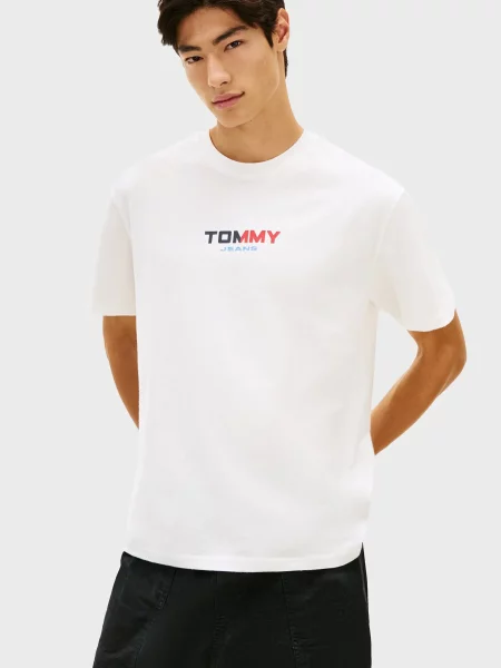 Футболка Tommy Jeans біла