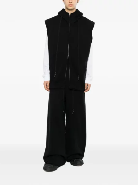 Pantaloni Nude:masahiko Maruyama cu cordon negru