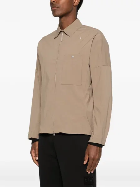 Риза Stone Island камъни кафяво