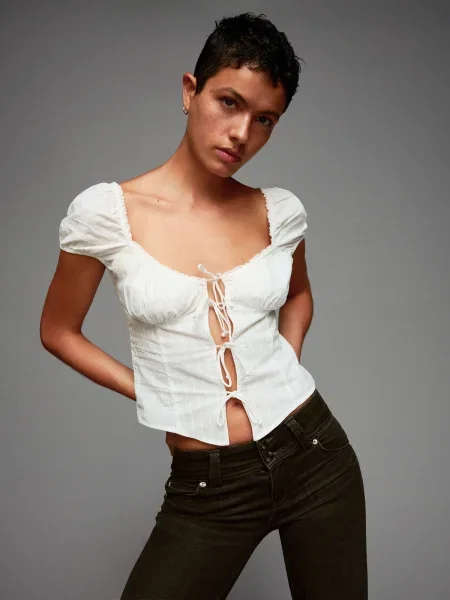 Bershka Bluză alb