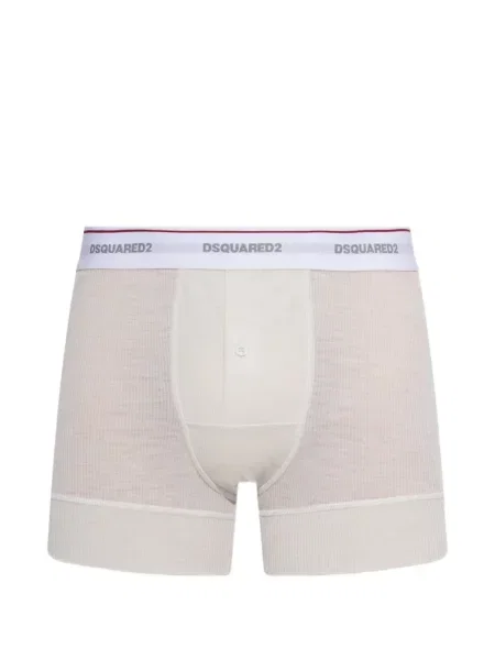 Boxeri Dsquared2 cu autograf alb