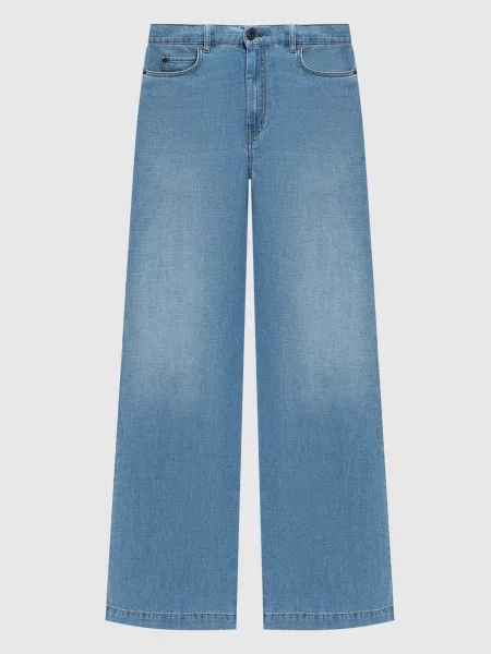 Джинси LATINO з льоном Max Mara Weekend сині