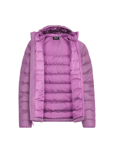 Kurtka puchowa Jack Wolfskin fioletowa