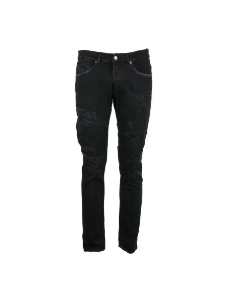 Skinny jeansy skinny Dondup czarne