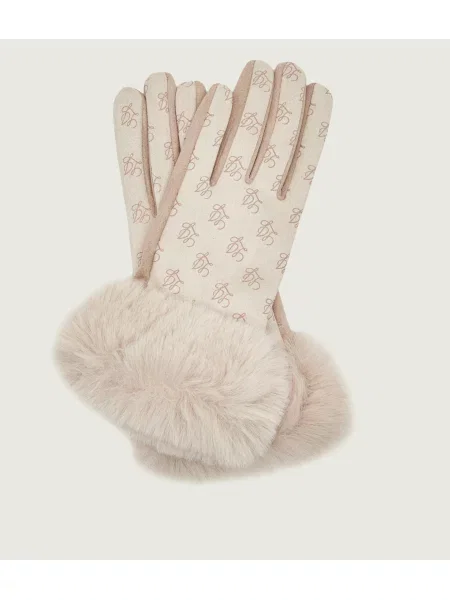 Liu Jo Mănuși | shearling bej