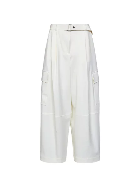 Cu centură pantaloni cargo P.a.r.o.s.h. alb