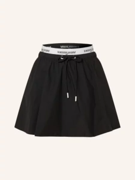 Tommy Jeans Spódnica schwarz biała