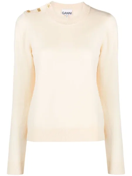 Кашмирен пуловер Ganni