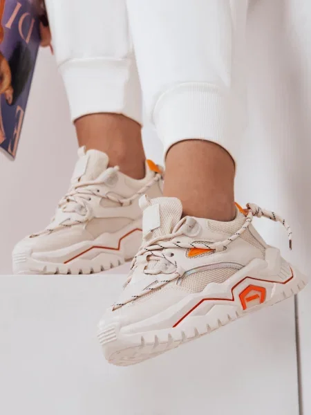Sneakersy ORIS Dstreet beżowe