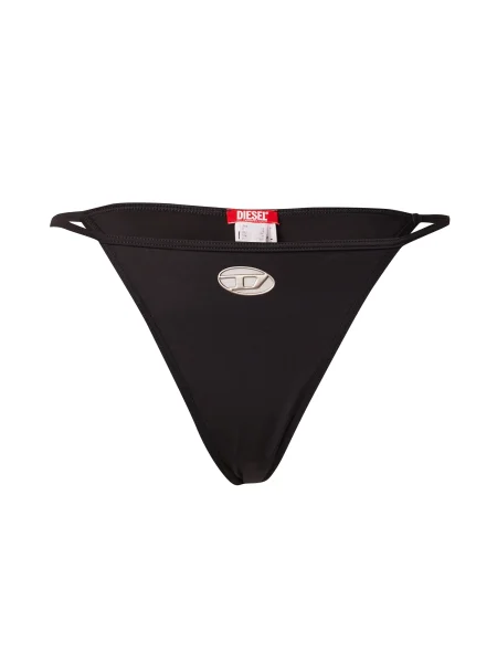 DIESEL Slip costum de baie CAMILLE / platină negru