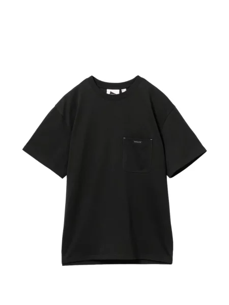 Tricou And Wander cu buzunare la piept negru