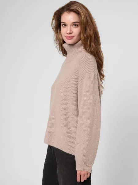 Светр PRPY віскоза/нейлон бежевий