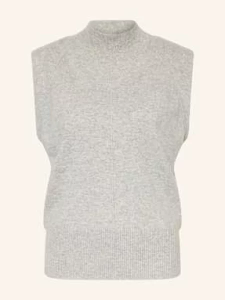 Boss Bezrękawnik Z Kaszmiru Futrani grau