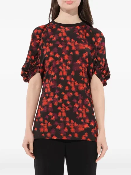 Tricou Givenchy cu imagine cu imprimeu abstract negru