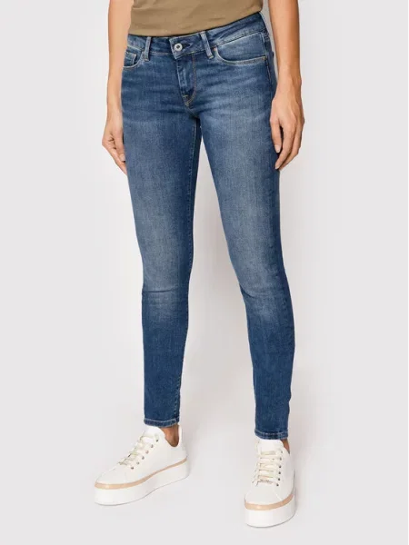 Pepe Jeans Jeansy Soho Skinny Fit niebieski