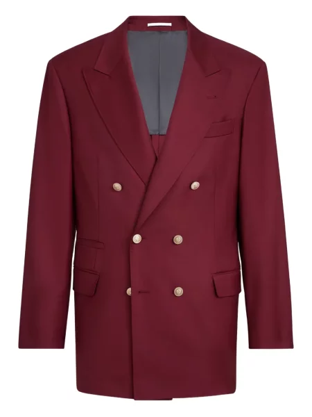 Sacou Brunello Cucinelli roșu