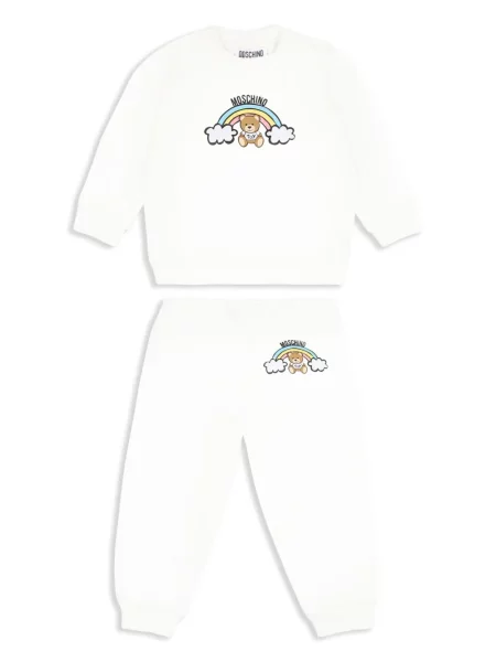 Komplet dresowy dziecięcy Moschino biały