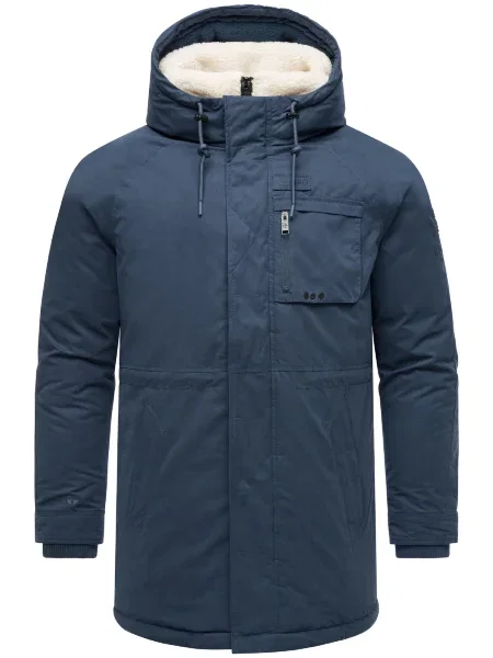 STONE HARBOUR Palton de iarnă Navroos XX ecru / bleumarin