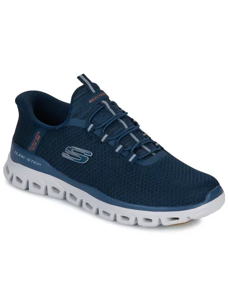 Hlačke slip Skechers modra