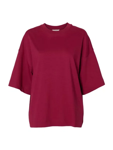 SELECTED Tricou rodie roșu