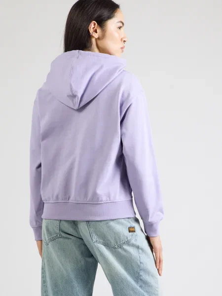 Klasická mikina Calvin Klein Jeans fialová
