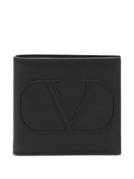 Portofel Valentino Garavani din piele negru