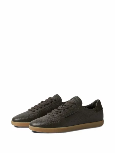 Sneakerși Zegna din piele verde