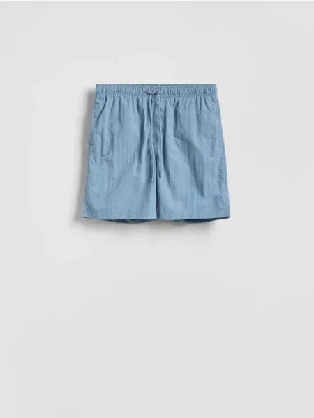 Reserved Pantaloni scurți pentru plajă uni albastru-deschis albastru