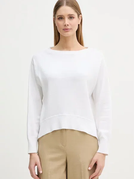 United Colors of Benetton pulover pentru femei din alb