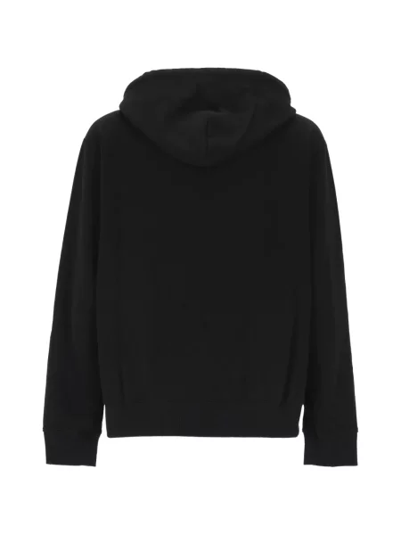 Суичър с качулка Mm6 Maison Margiela с автограф черно