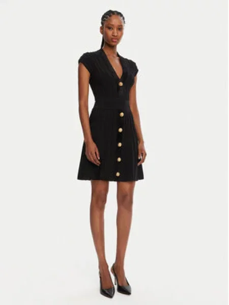 Balmain Úpletové šaty černá